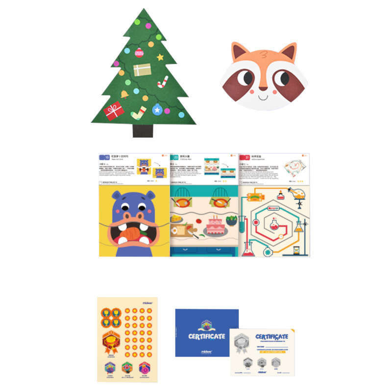 Mideer - Beginner Level Let's Cut Paper Arts & Crafts Set