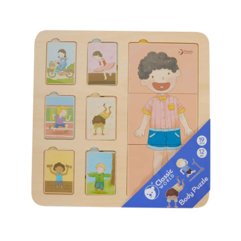 Classic World - Body Puzzle - 19pcs