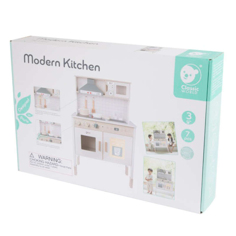 Classic World - Pretend & Play - White Modern Kitchen