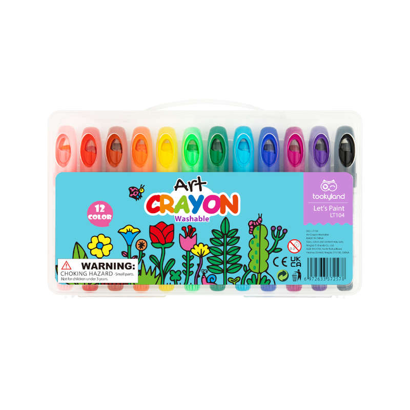 TookyToy - Crayon Art - 12 Colours