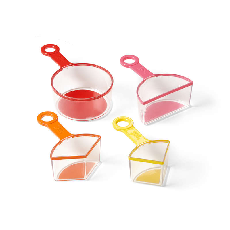 Greenbean Mathematics - Rainbow Fraction® Measuring Cups - Set of 4