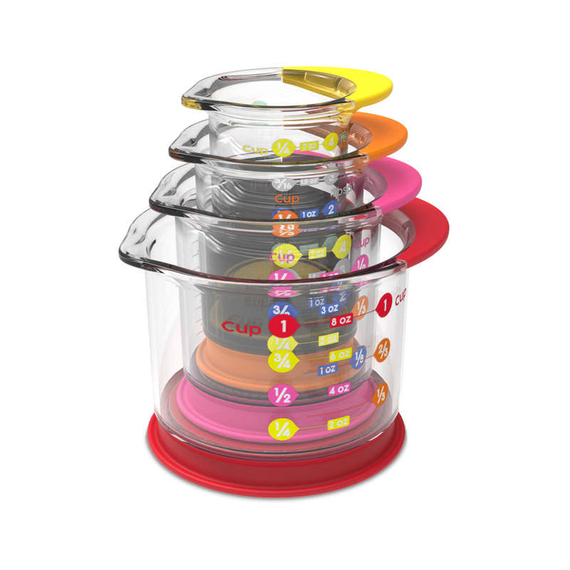 Greenbean Mathematics - Rainbow Fraction® Liquid Measuring Cups
