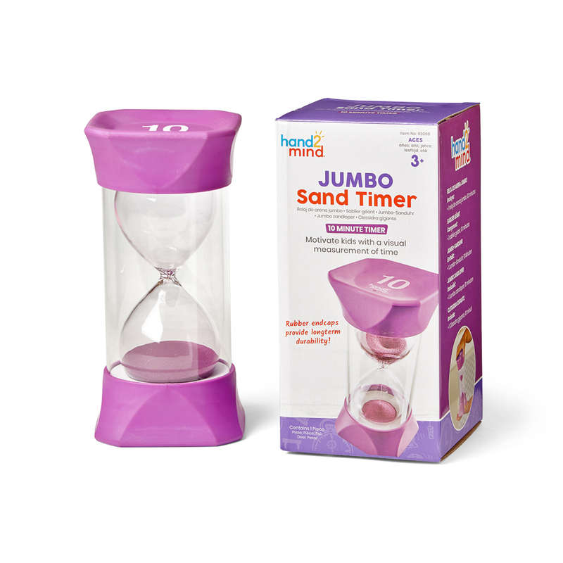 Greenbean Mathematics - Jumbo Sand Timer (10 Minutes)