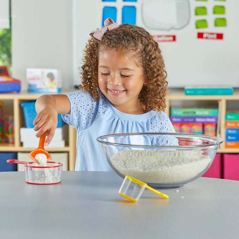 Greenbean Mathematics - Rainbow Fraction® Measuring Cups - Set of 4
