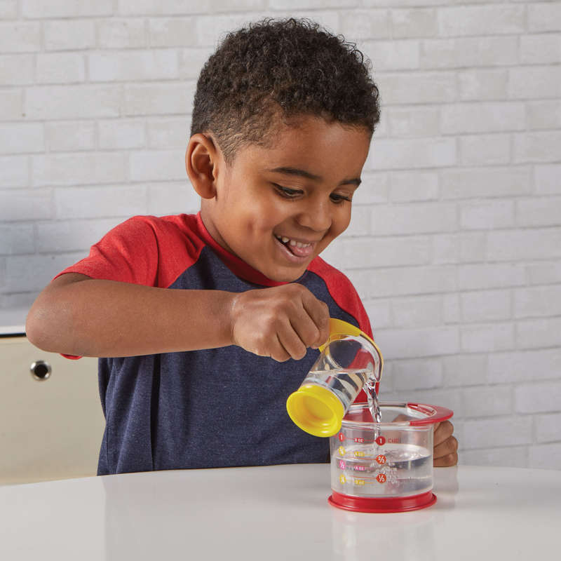 Greenbean Mathematics - Rainbow Fraction® Liquid Measuring Cups
