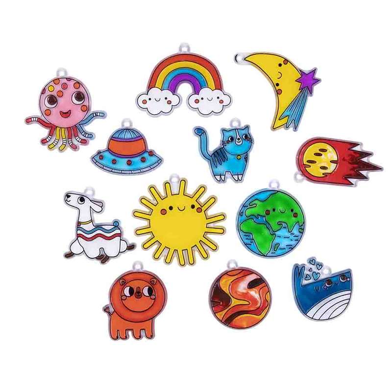 TookyToy - Window Art Kit Animal World