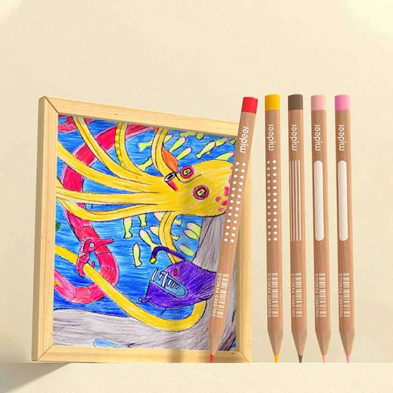 Mideer - Vibrant Coloured Pencil - 24 Colours