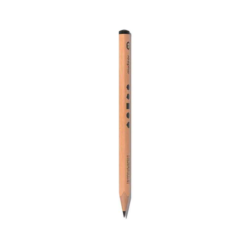Mideer - Thick Triangular HB Pencils: 18 Pieces