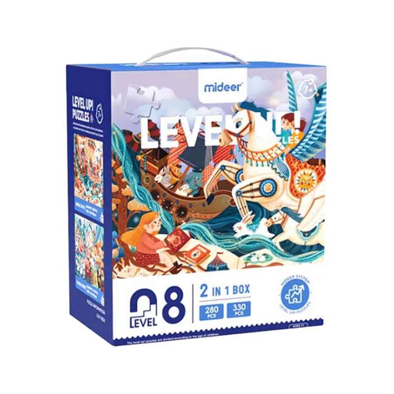 Mideer - Level Up Puzzles - 2-in-1 - Level 8 Magic Fantasy World
