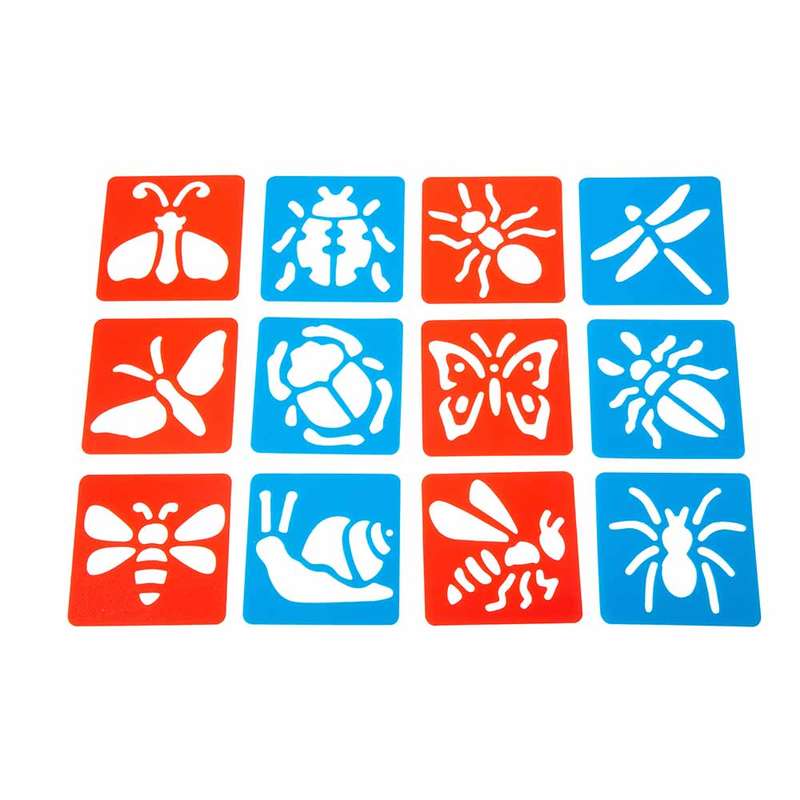 Anthony Peters - Creepy Crawlies Stencils: 12 Pieces