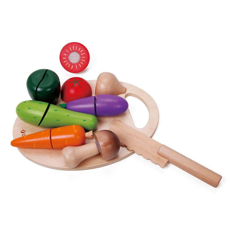 Classic World - Pretend & Play - Cutting Vegetable - 9pcs