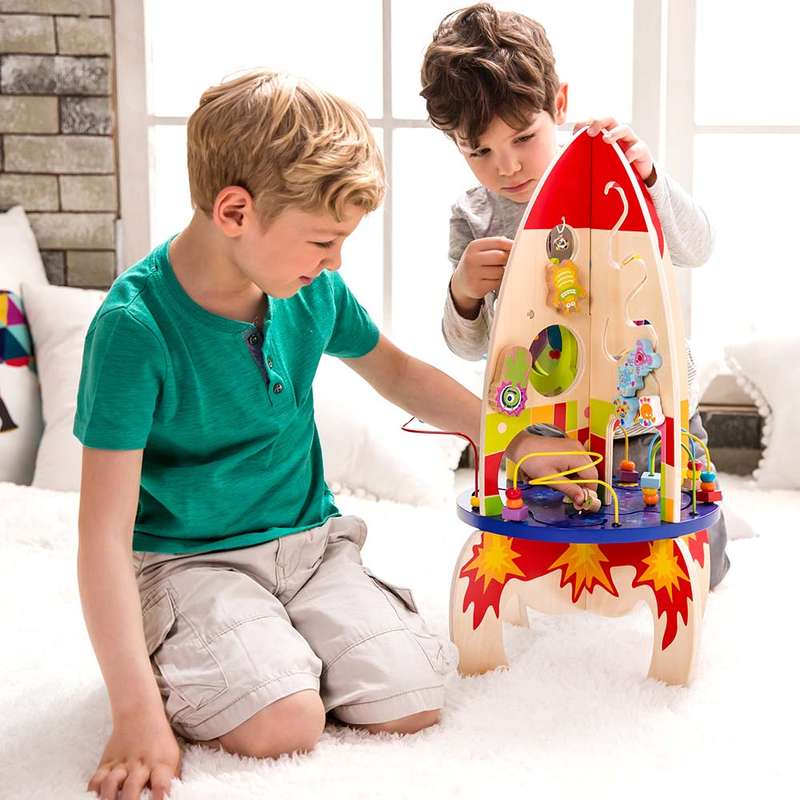 Classic World - Multi-Activity Rocket - 37 x 37 x 62 cm