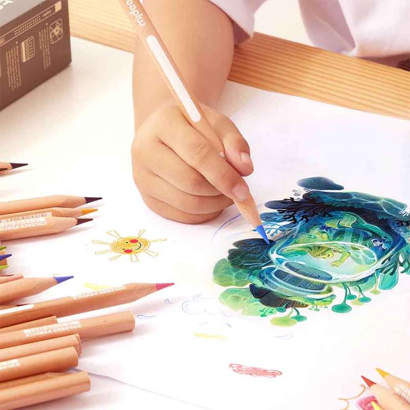 Mideer - Vibrant Coloured Pencil - 36 Colours