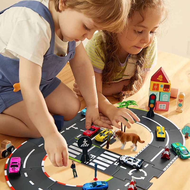 Mideer - Urban Road Puzzle Play Set