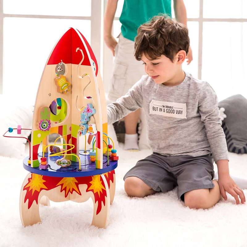 Classic World - Multi-Activity Rocket - 37 x 37 x 62 cm