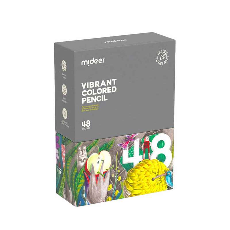 Mideer - Vibrant Coloured Pencil - 48 Colours