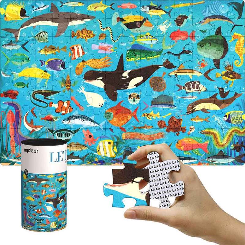 Mideer - Ocean Trip Let's Learn Puzzle: 126 Pieces