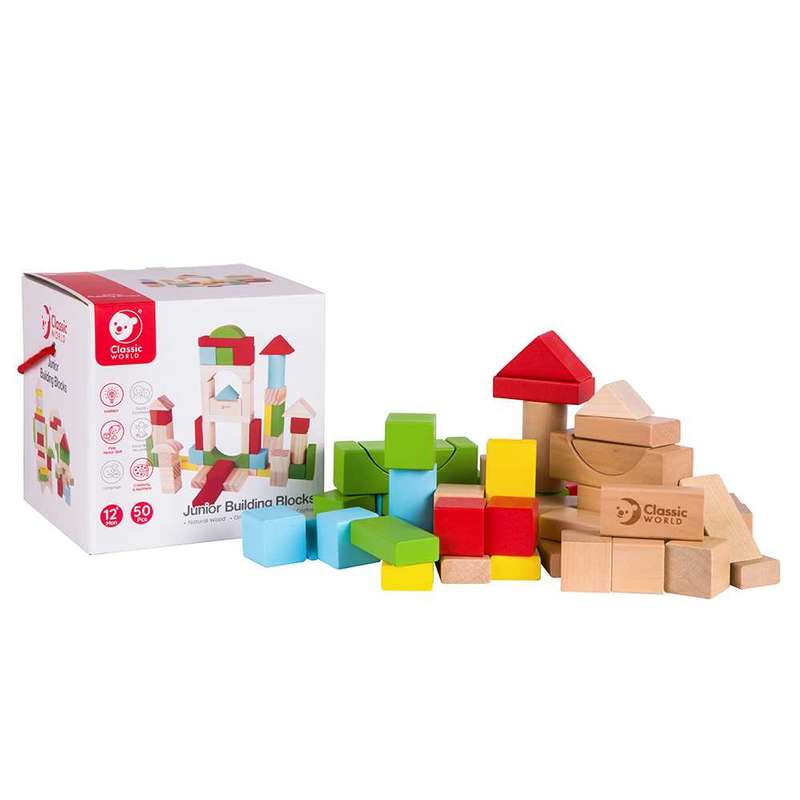 Classic World - Junior Blocks - 50pcs