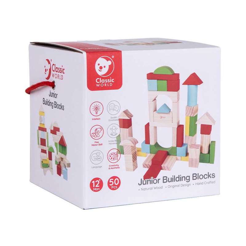 Classic World - Junior Blocks - 50pcs