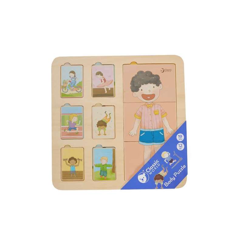 Classic World - Body Puzzle - 19pcs