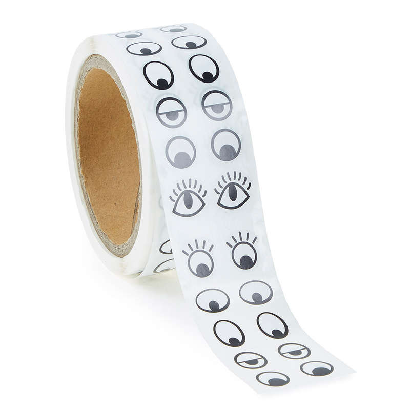 Anthony Peters - Eye Stickers - Black & White - 1 Roll of 2000