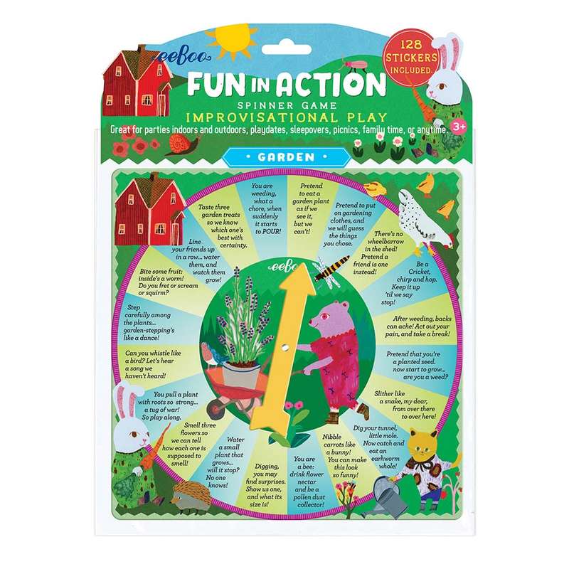 eeBoo - Garden Fun In Action Spinner Game
