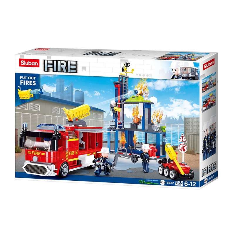Sluban - Fire - Fire Fighting Training Center - 585pcs