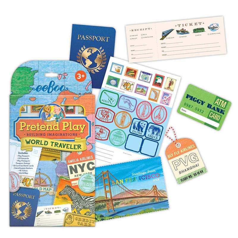 eeBoo - World Traveler Pretend Play