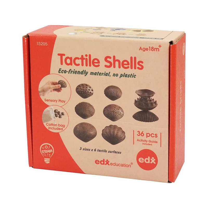 EDX Education - Tactile Shells - Eco Friendly FPC Material - 6 Tactiles - 3 Sizes - 36pcs
