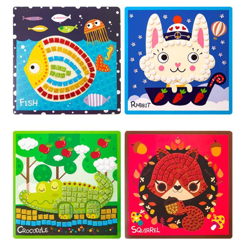 Jar Meló - Mosaics Craft Kit - Animal Homeland