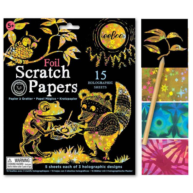 eeBoo - Foil Scratch Papers