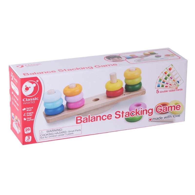 Classic World - Balance Stacking Game - 26pcs