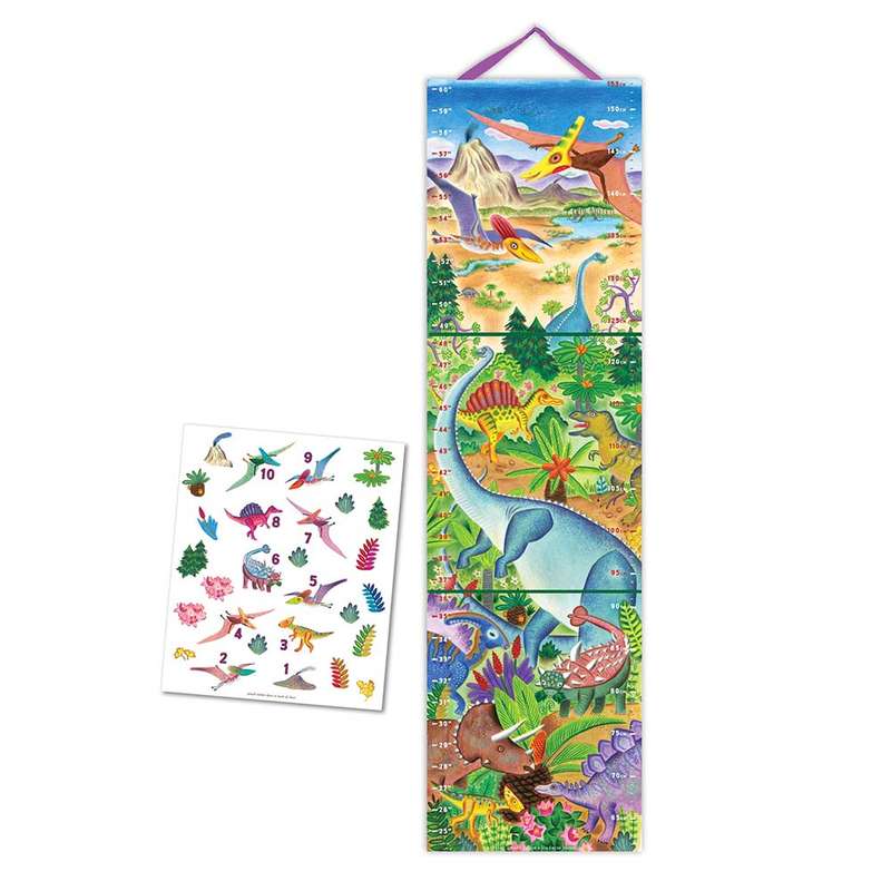 eeBoo - Grow Like a Dinosaur Growth Chart