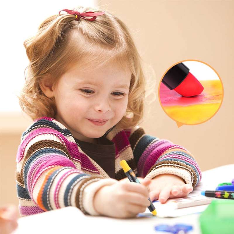 Jar Meló - Wax Crayons Washable - 24 Colours