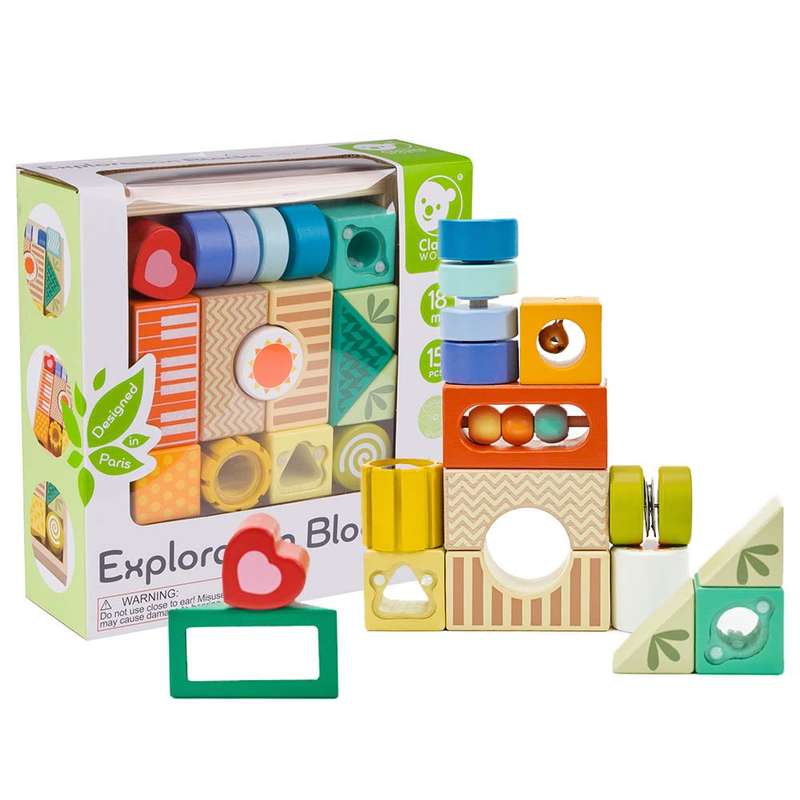 Classic World - Sensory Exploration Blocks - 14pcs