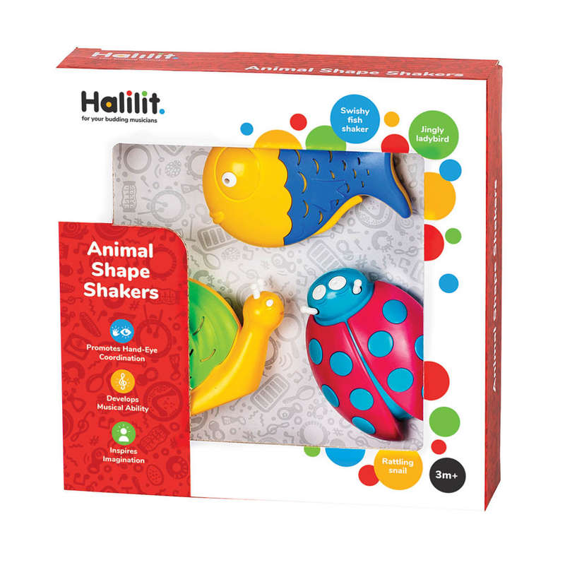 Halilit - Animal Shape Shakers Gift Set of 3