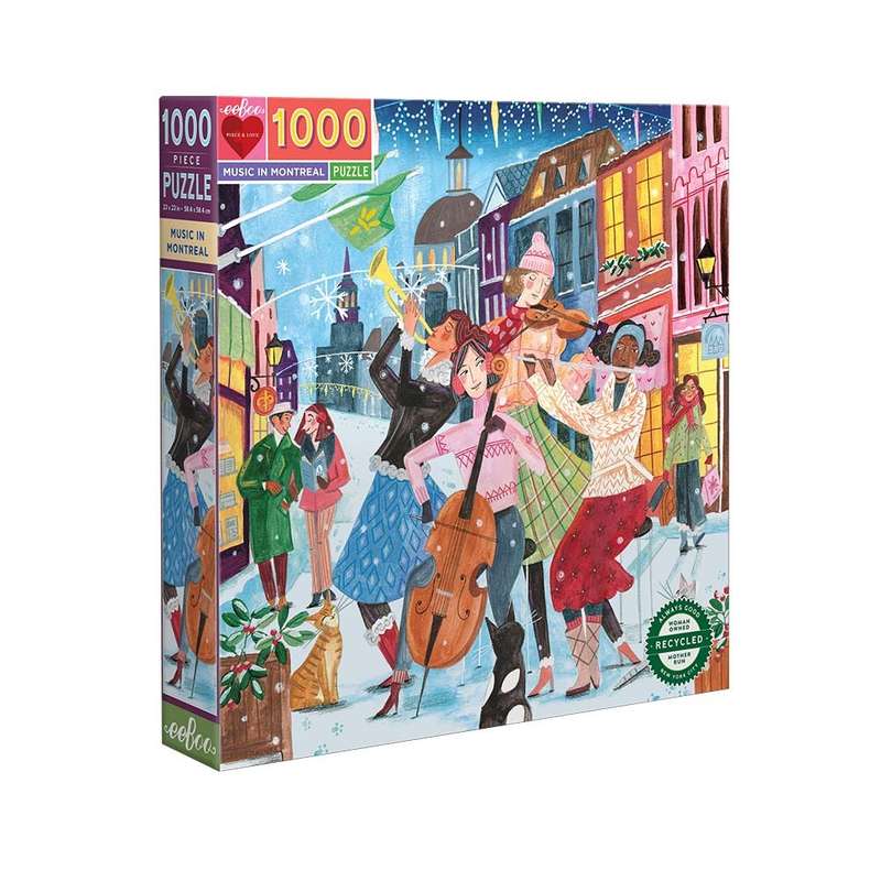 eeBoo - Music in Montreal 1000 Piece Puzzle