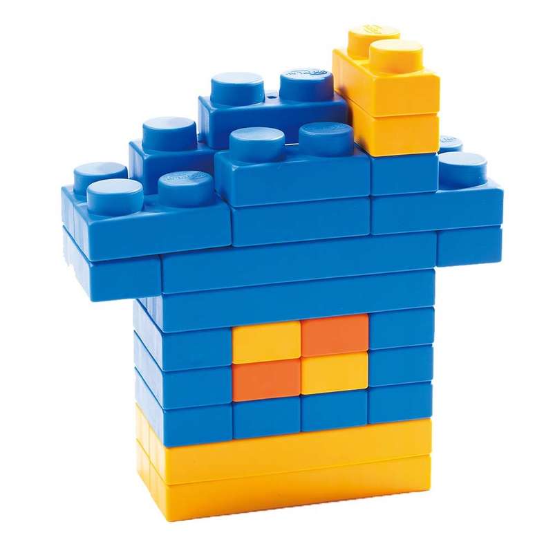 Create By Greenbean - Jumbo Soft Blocks - Basic - 60pcs - Eco Box