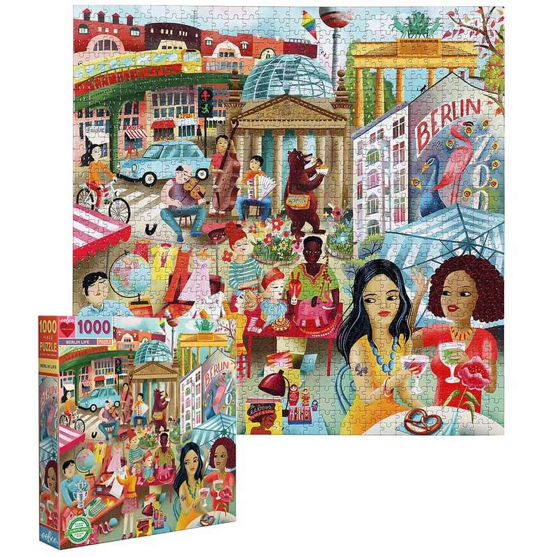 eeBoo - Berlin Life 1000 Piece Puzzle