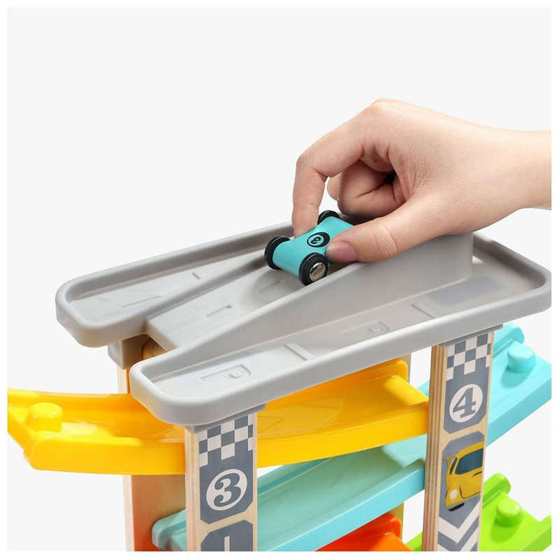 TopBright - Ramp Car Racer with 4 Tracks