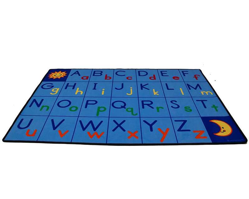 Learning Carpets - Alphabet Grid - Upper & Lower Case - Rectangle - 360 x 257 cm