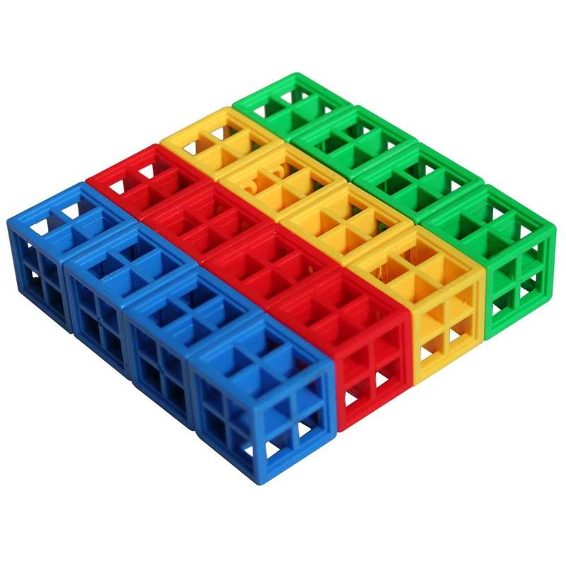 Create By Greenbean - Linking Cubes 75pcs in Clear Gift Box