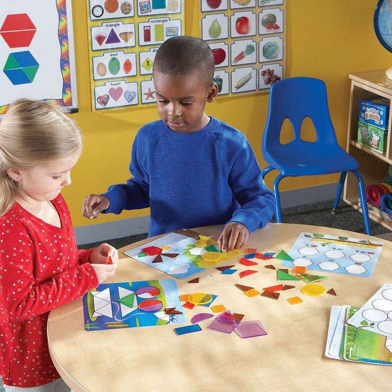 Learning Resources - Shapes Don't Bug Me Geometry Activity Set
