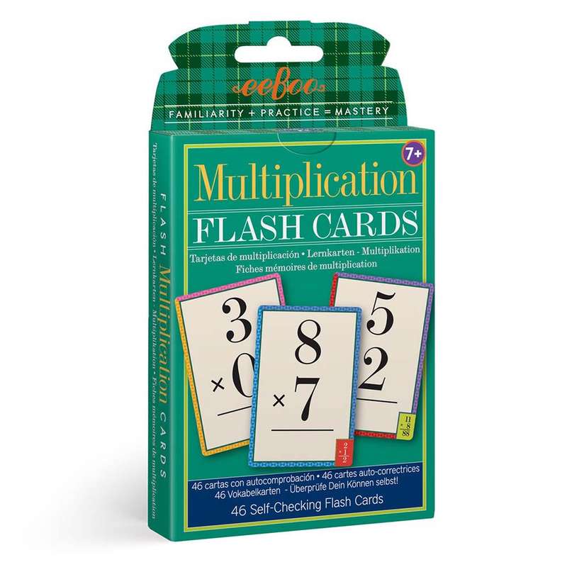 eeBoo - Flash Cards Multiplication
