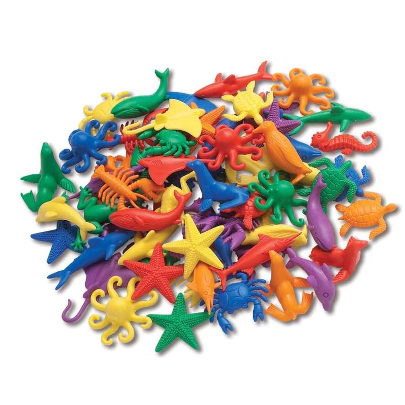 EDX Education - Counters - Aquatic 6 Colours - 84pcs Polybag