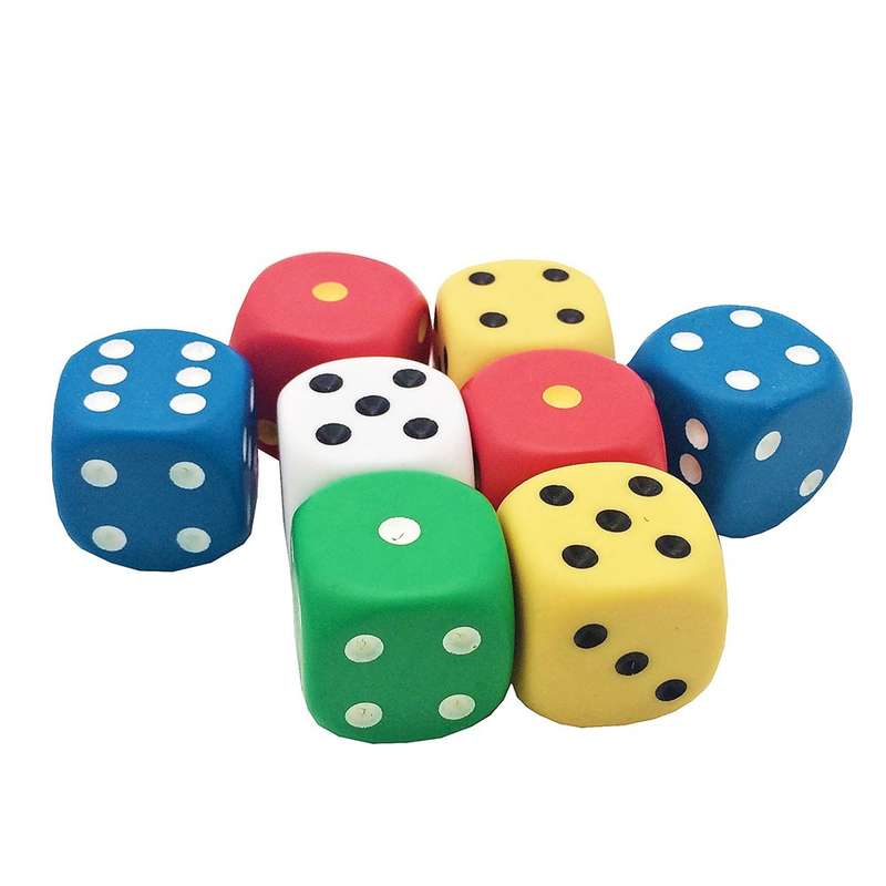Greenbean - Jumbo Dice Set of 8 pbag