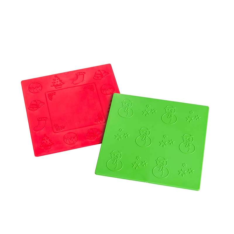Anthony Peters - Christmas - Themed Rubbing & Embossing Plates: 2 Pieces