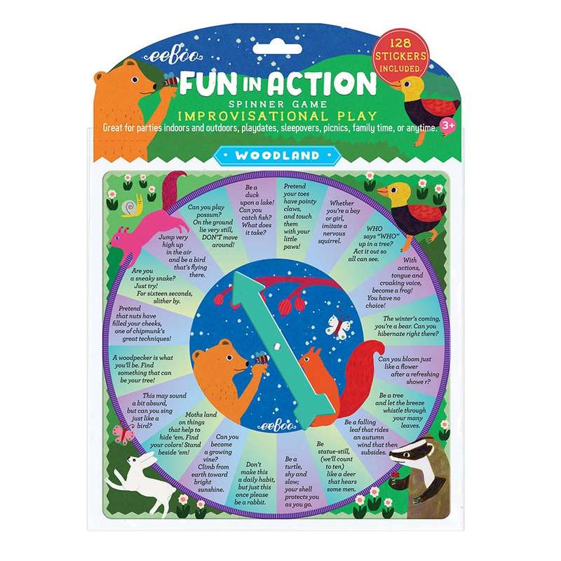 eeBoo - Woodland Fun In Action Spinner Game