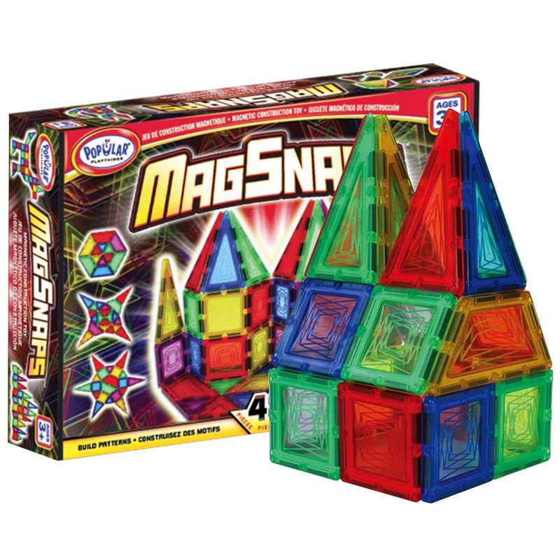 Popular Playthings - Mag-Snaps - 48pcs