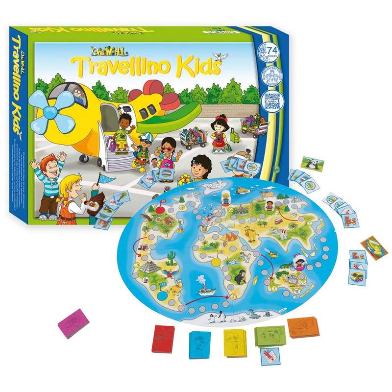 Beleduc - One World - Travellino Kids - Social Skills Game - 74pcs